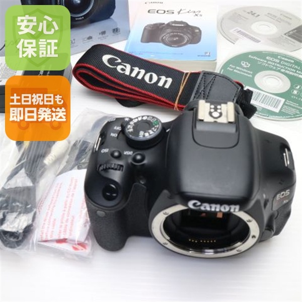 超美品 EOS Kiss X5 ブラック ボディ デジ1 Canon 93