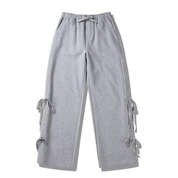 裏起毛ストリングポイント 女性 ワイドパンツ JQ1TSF971MG