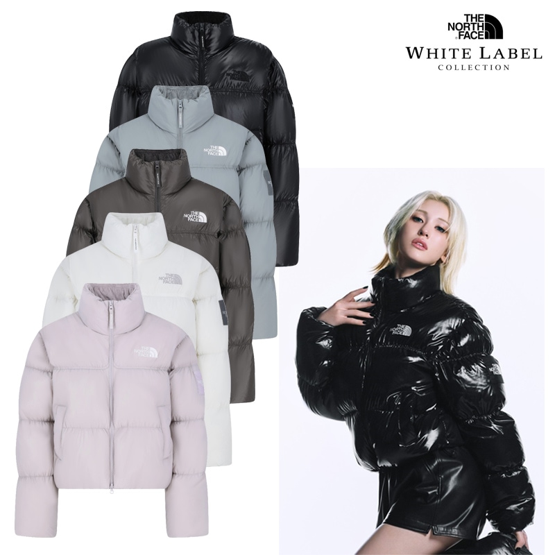 NJ1DR82 WS ELLA DOWN JACKET RDS 25FW 新作 韓国限定ライン ウィメンズ ダウン 防風 ハイネック RDS認証 ロゴワッペン 高光沢 ショート デイリー 秋冬 パンツ