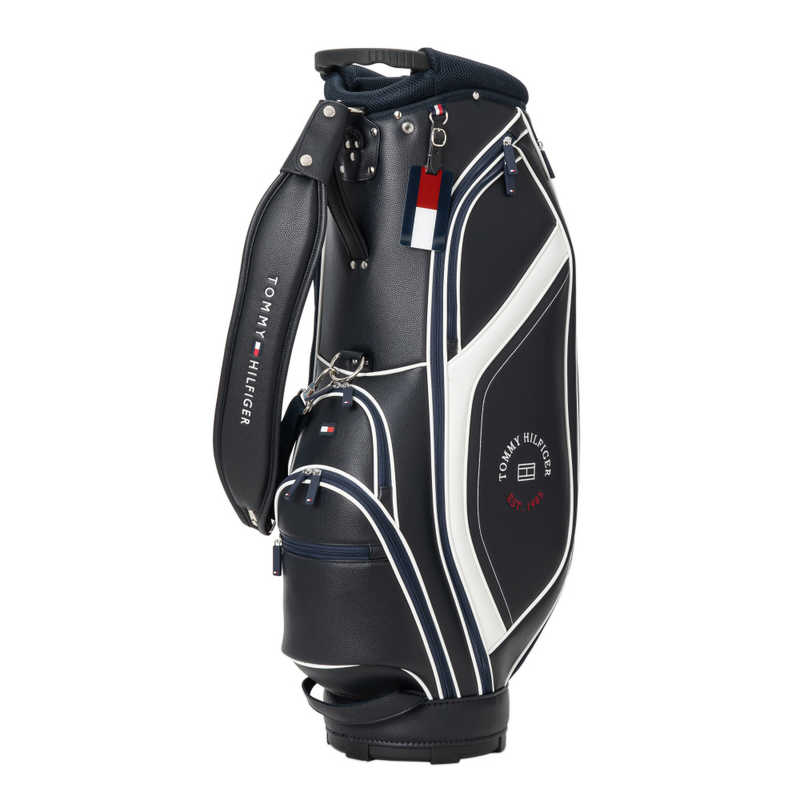 トミーヒルフィガー　25FW カートキャディバッグ フラッグロゴ ネイビー　THMG5FC3_25FW