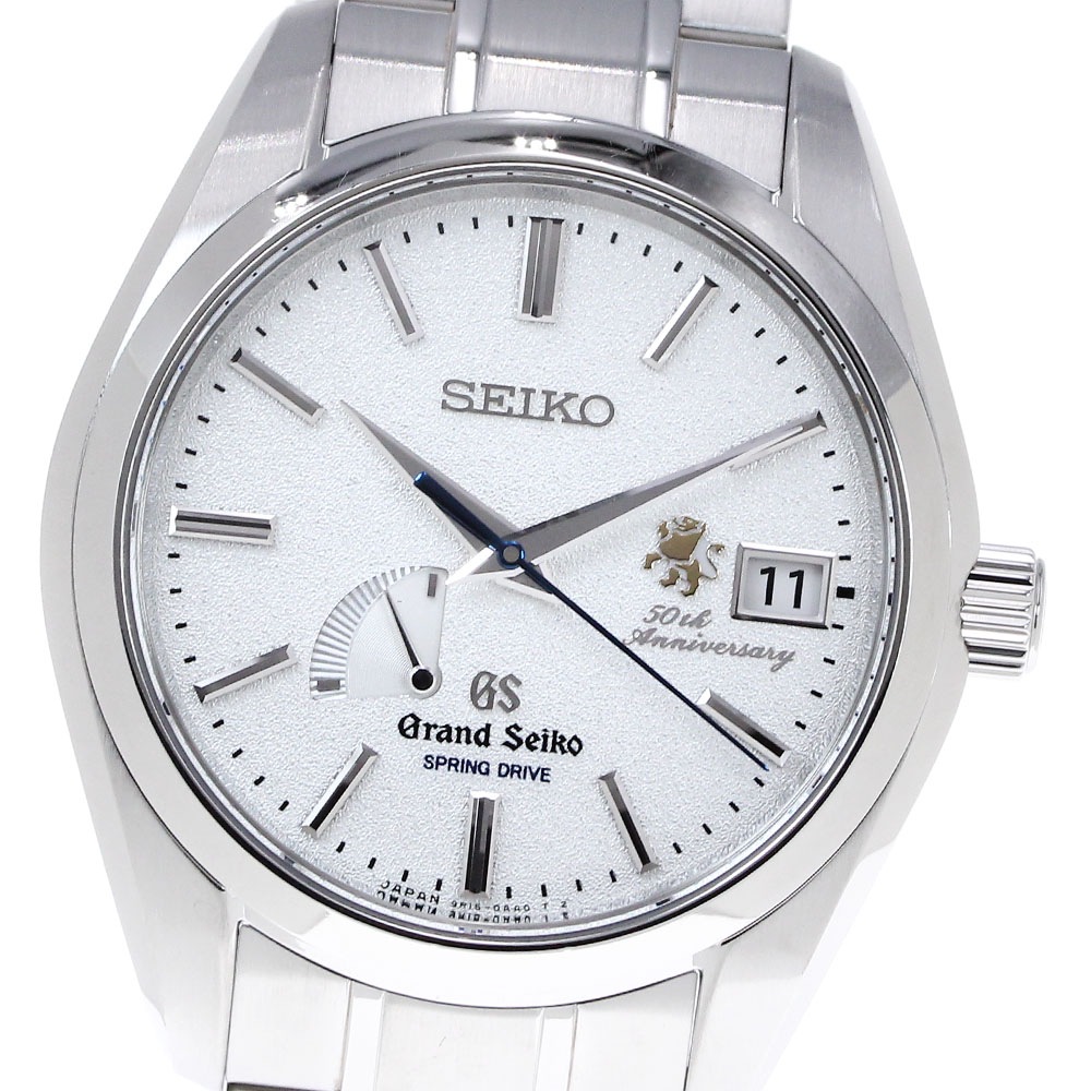 セイコー SEIKO SBGA055/9R15-0AA0 グランドセイコー 50周年記念 300本限定 スプリングドライブ メンズ 良品 _827091【中古】