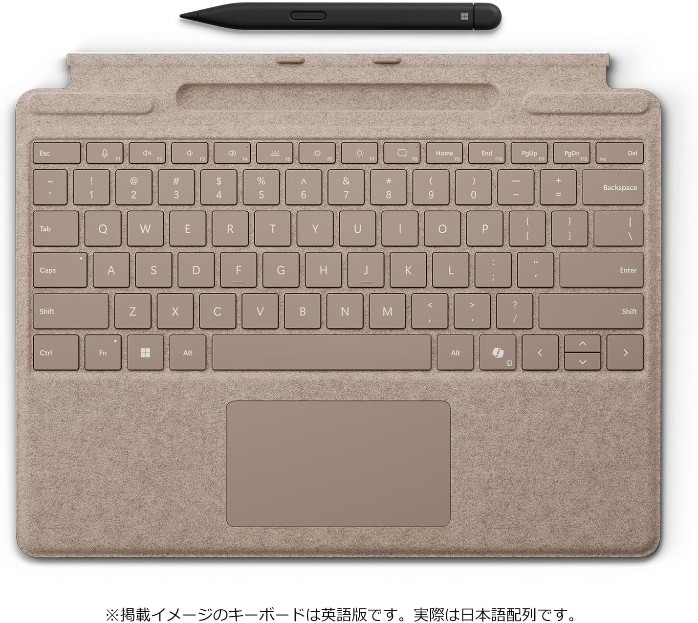 マイクロソフト Surface Pro キーボード（ペン収納付き/スリム ペン付き）/ デューン / 8X6-00163