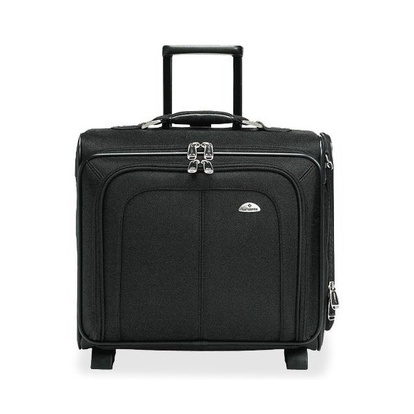 Side Loader Office Laptop Case， Nylon， 17-1/2 x 17-1/2 x 15， Black 並行輸入品