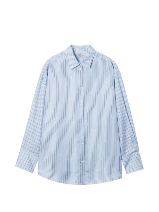 TOTEME Women Shirts 261 WRT0700 FB0553 339 ICE WHITE