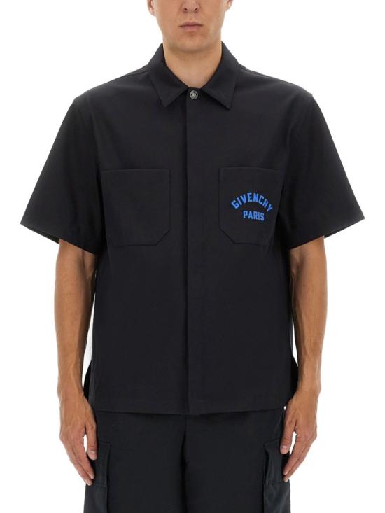 GIVENCHY Men Shirts BM615H164P 401 Blue