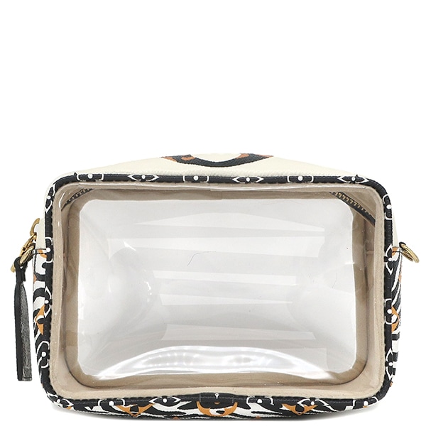 ルイヴィトン LOUIS VUITTON ポーチ ビーチポーチ モノグラムジャングルキャンバス モノグラムジャングル ゴールド金具 ミニバッグ クリアポーチ M67883 TR2168【中古】
