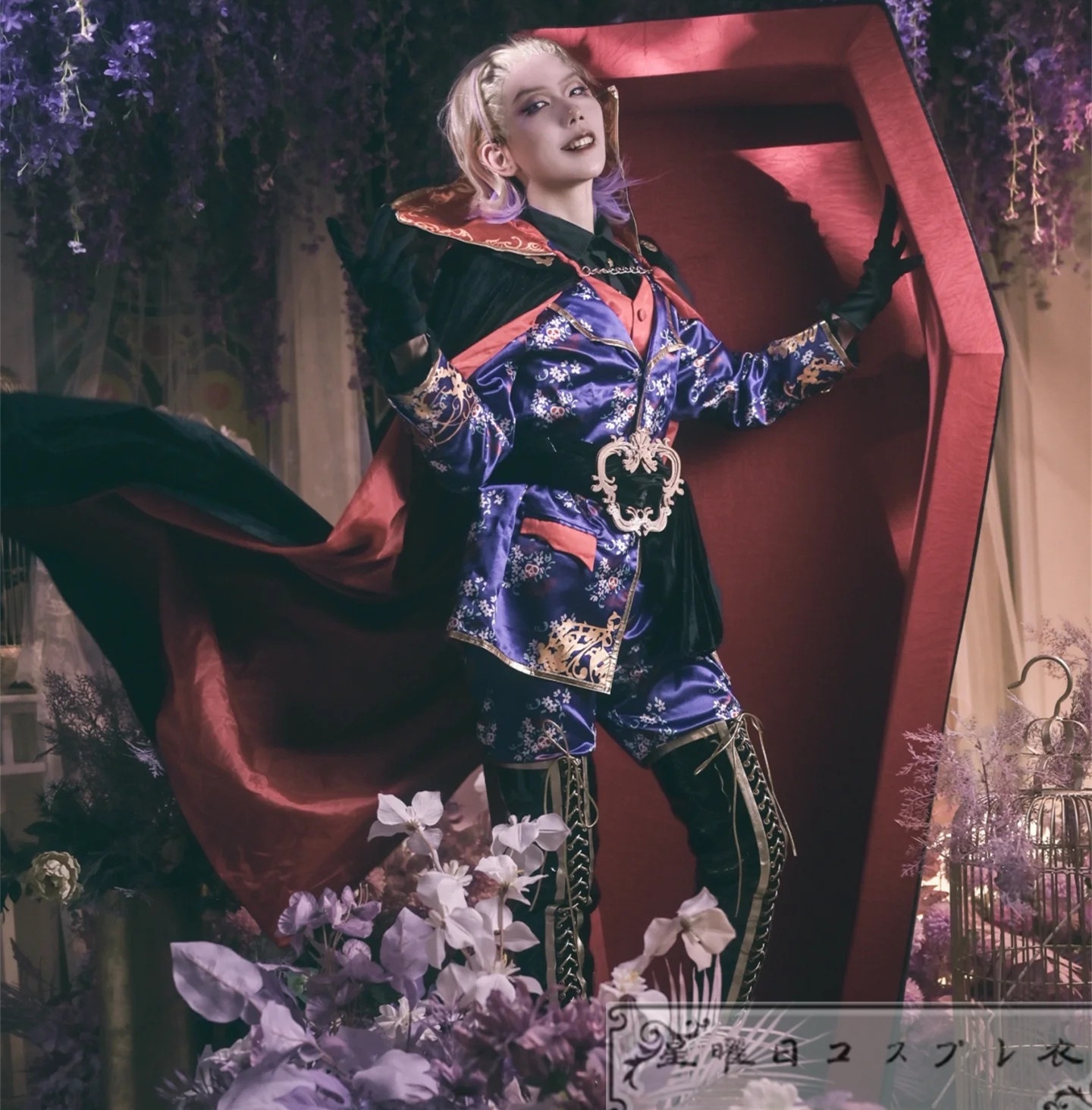 ツイステ ポムフィオーレ寮 スケアリーモンスターズ ヴィル Vil ハロウィン コスプレ衣装 コスチューム 仮装 変装