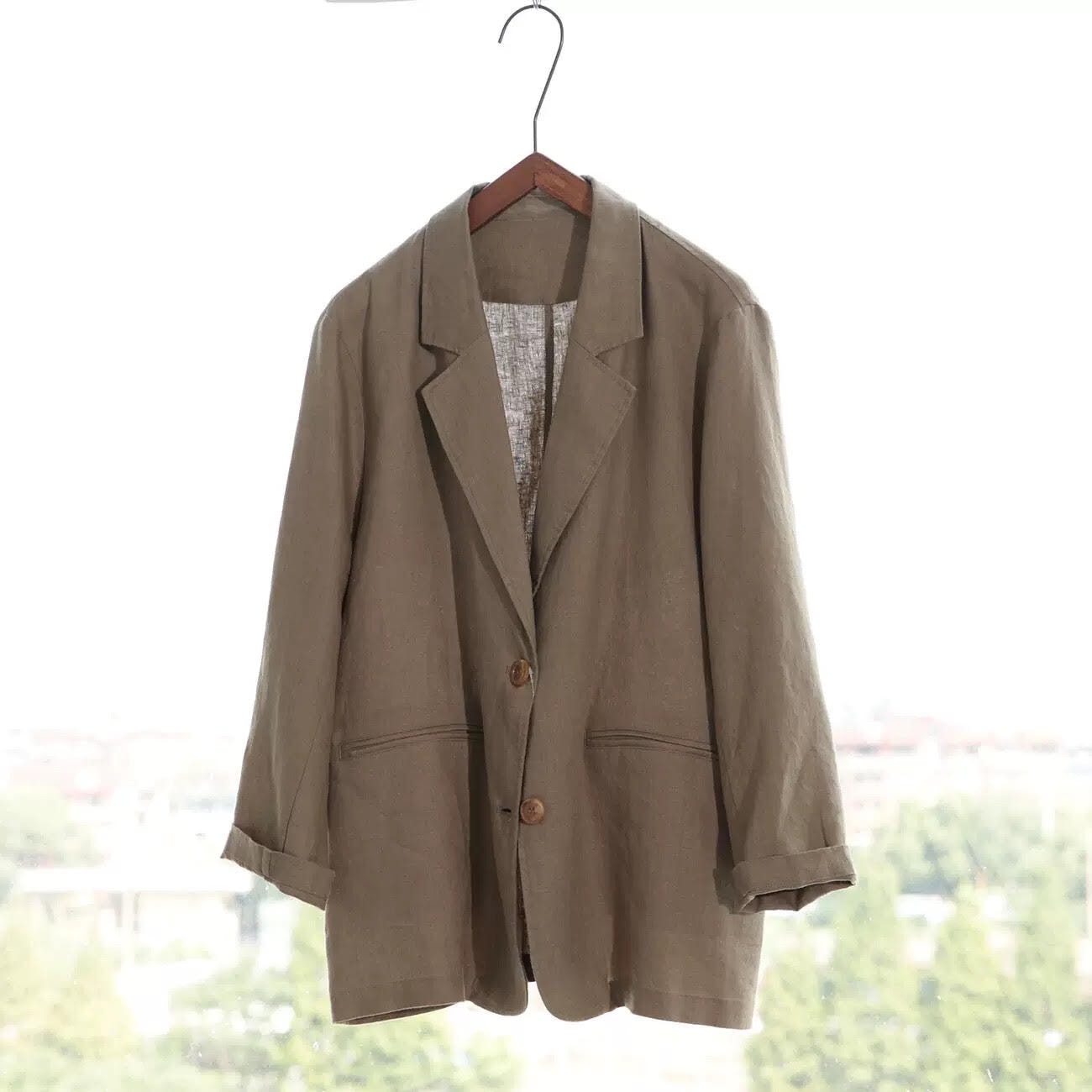 レディース アウター ジャケット 長袖 襟付き ポケット ボタン 前開き 無地 ルーズ きれいめ 上品 おしゃれ お洒落 大人可愛い かっこいい 大人女子 カジュアル シンプル フェミニン クール 7,889円