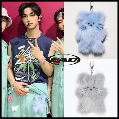 ☆韓国の人気☆【FAD】☆CAT KEY RING 猫キーリン.グ☆ FAD》 CAT KEY RING 猫キーリング (2color) (キーホルダー