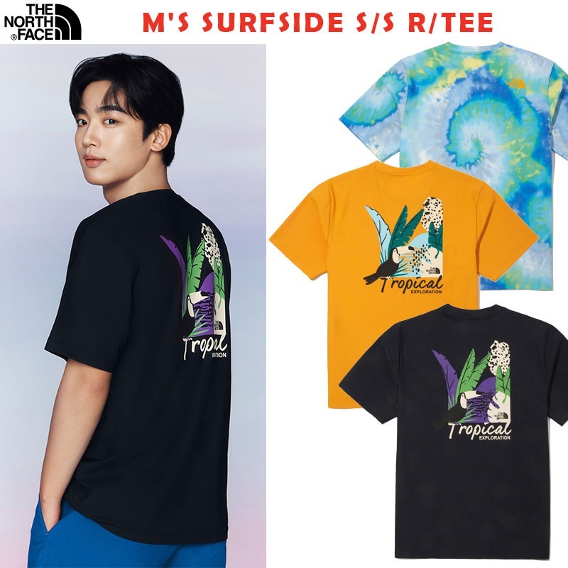 韓国正規品保証 関税負担なし NT7UN20J M SURFSIDE S/S R/TEEデイリー 基本 着装 男子 女子 人気 韓国 ファッション 男女共用 アウトドア