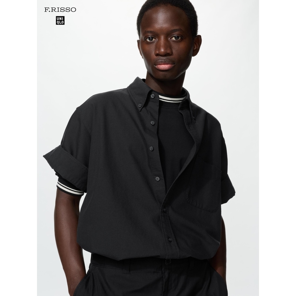 UNIQLO オックスフォードオーバーサイズシャツ (半袖)