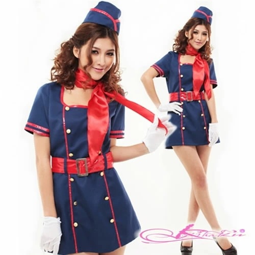 スチュワーデス キャビンアテンダント お仕事制服 CA マイクロミニ コスプレ コスチューム セクシー 制服 衣装 パーティー イベント ハロウィン インスタ 撮影 スカーフベルト帽子手袋×