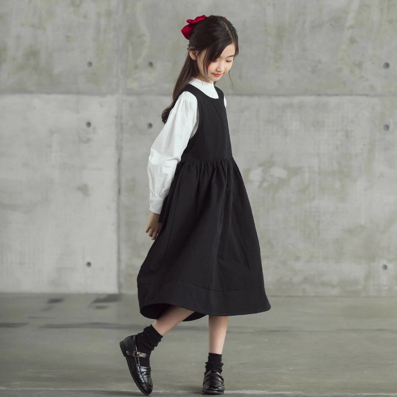 新品発売！御礼卒服 女の子 卒業式 ワンピース セットアップ スーツ フォーマル 2点セット 女の子 キッズ 演奏会 長袖 ブラウス 白シャツ ワンピーススーツ ジュニア 入学式 入園式 発表会 卒服
