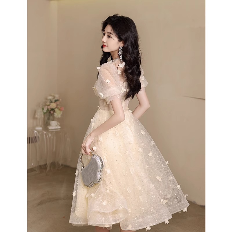 妖精のドレス レディース 2024 エレガント 卒業美術試験 18 成人式 誕生日 プリンセスドレス