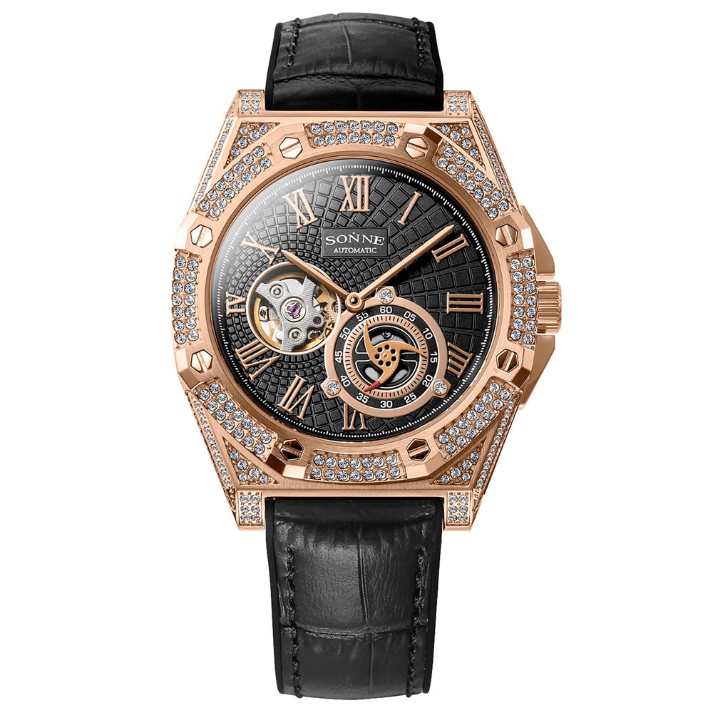 ゾンネ 【国内正規品】ゾンネ 自動巻き　メンズタイプ S034PGZBK