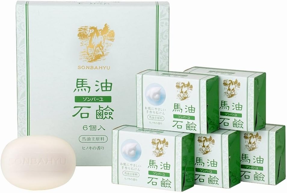 ソンバーユ 馬油石鹸 (85g 6個入) ×２箱セット