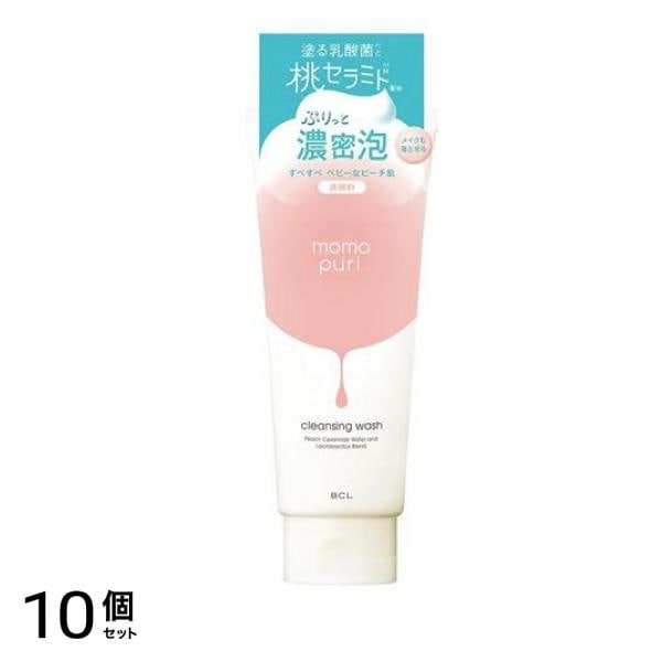 ももぷり 潤いクレンジング洗顔 150g 10個セット
