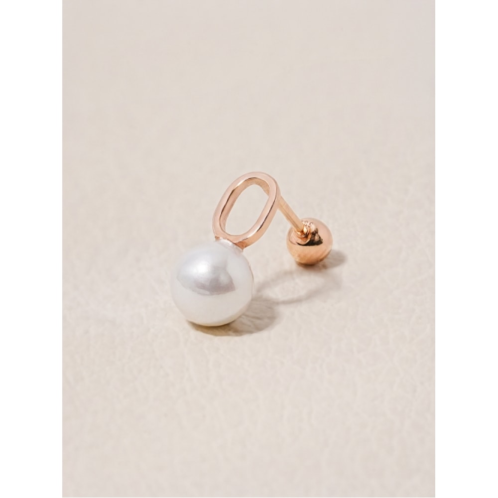 ミニマルピアス 14K ミニパールポイントピアス