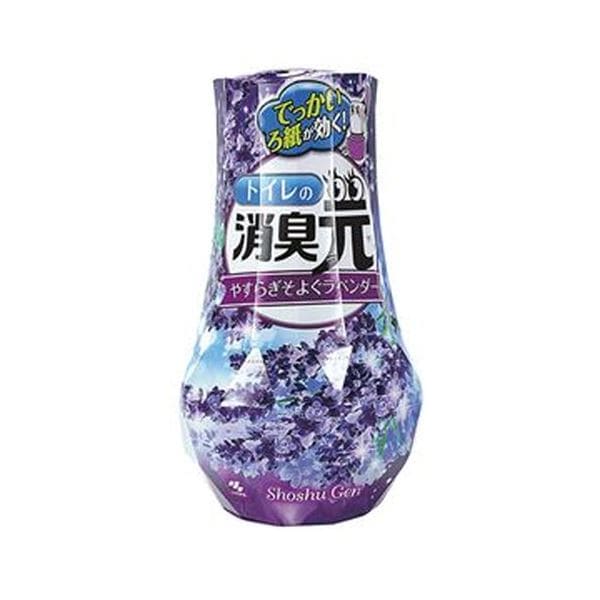 （まとめ）小林製薬 トイレの消臭元やすらぎそよぐラベンダー 400ml 1個(×20セット)