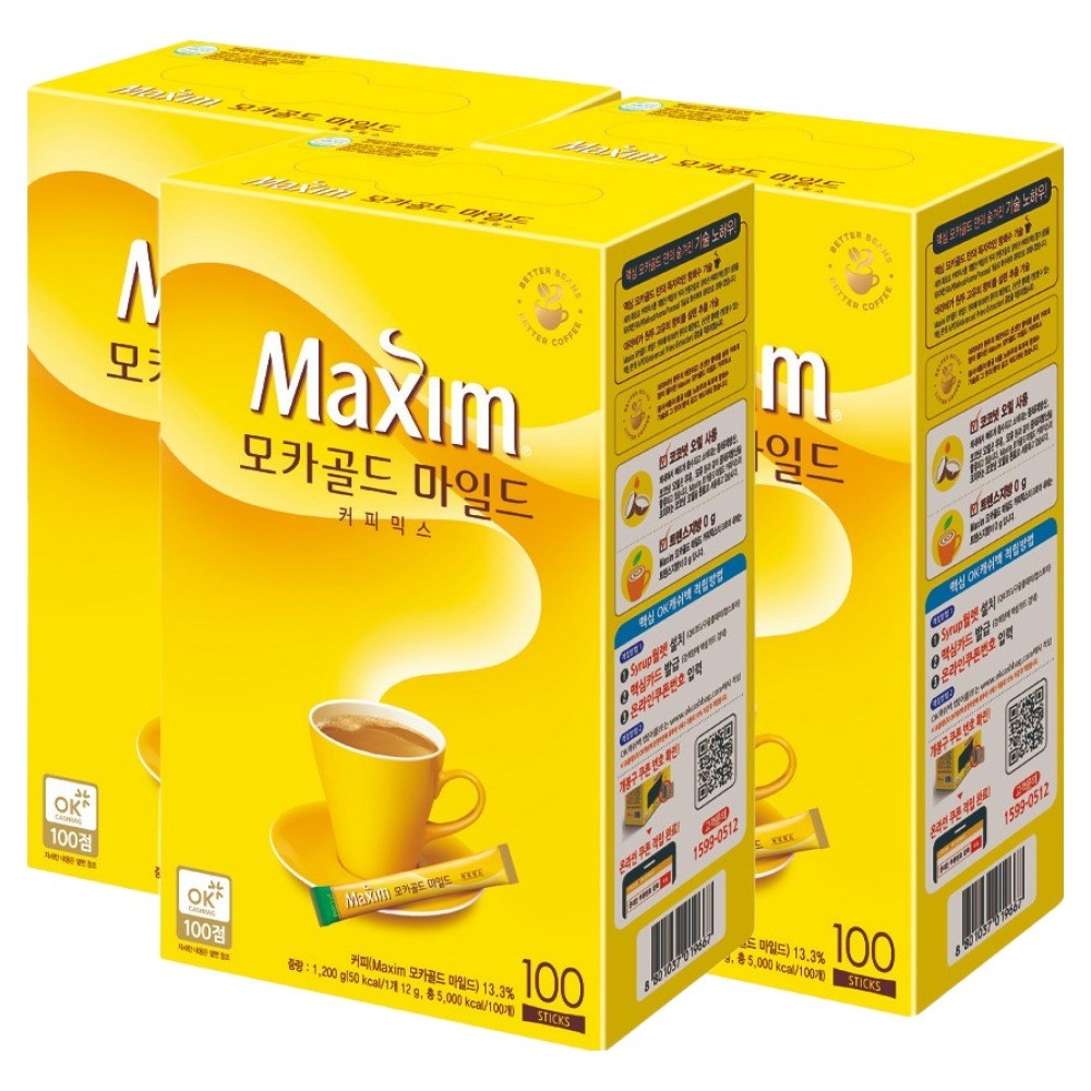 ·モカゴールド·マイルド·コーヒーミックス 12g×100個入り×3箱