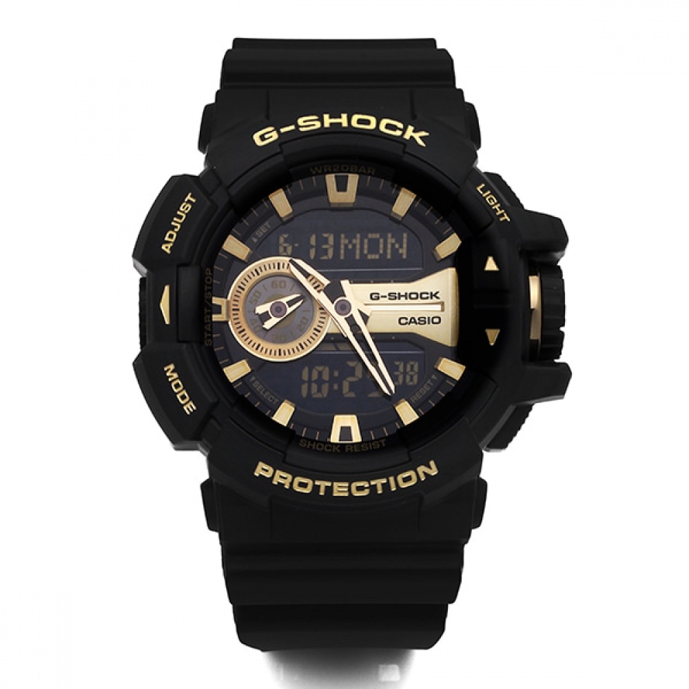 G-SHOCK GA-400GB-1A9DR (GA-400GB-1A9) ビッグフェイスデジタルアナログスポーツソルジャーメンズウレタン腕時計