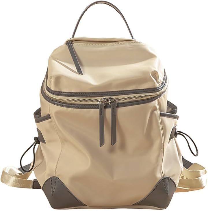 ビジネスリュック パソコン PC収納 レディース 13インチ対応 キャリーオン 撥水・耐傷(ベージュ)