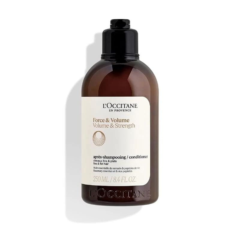 【即納】ロクシタン(LOCCITANE) ボリューム＆ストレングス コンディショナー 250mL 本体 ボトルタイプ 髪のボリュームハリ・コシのケア ハーブ 女性用 男性用 人気