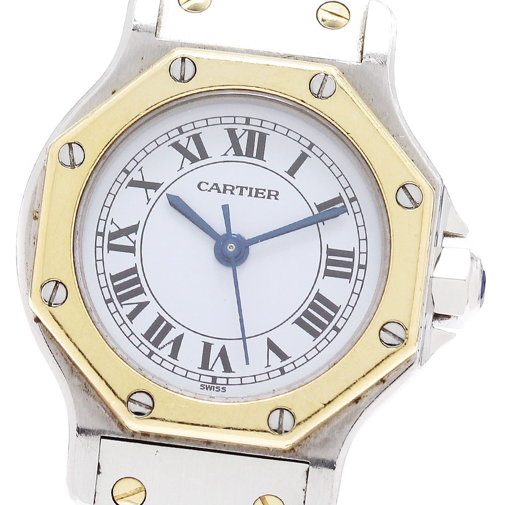カルティエ CARTIER サントスオクタゴンSM 自動巻き レディース _870307【中古】