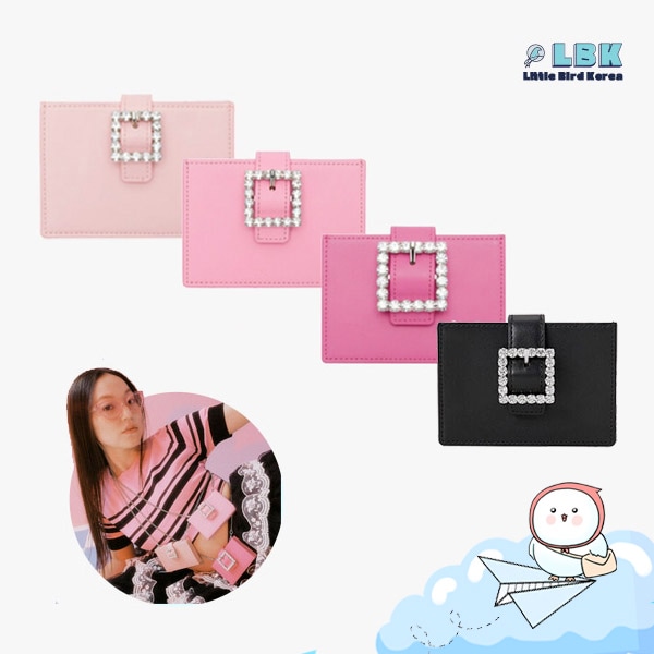 ブラック入庫) HIGH CHEEKS 韓国人気財布 Lady Embellished Card Wallet 3種 / 半財布 / 財布 韓国 / ミニ財布