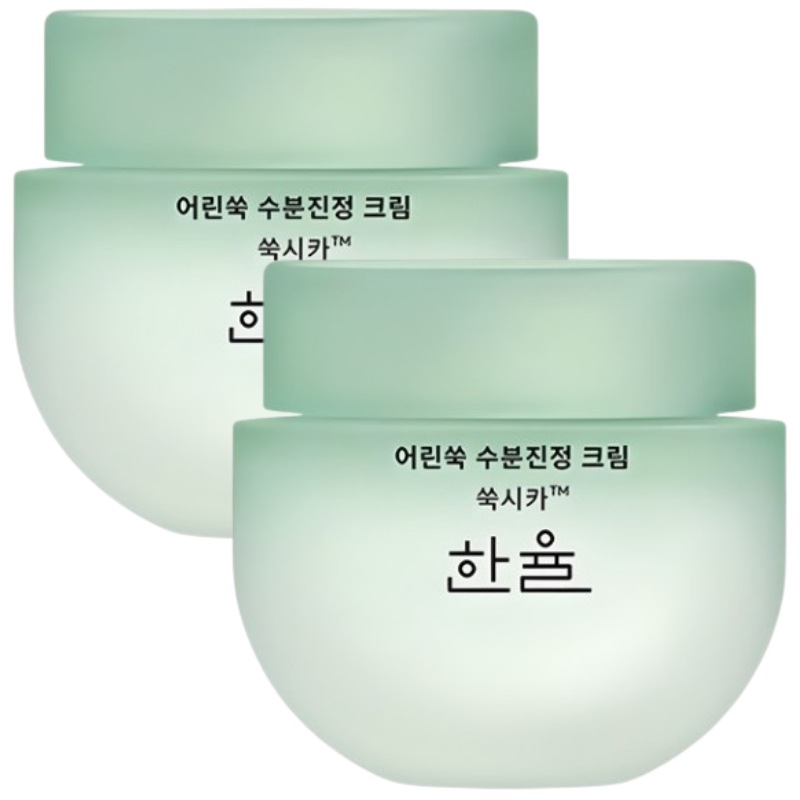 よもぎ水分鎮静クリーム 55ml 2個 / ヨモギシカ低刺激保湿クリーム