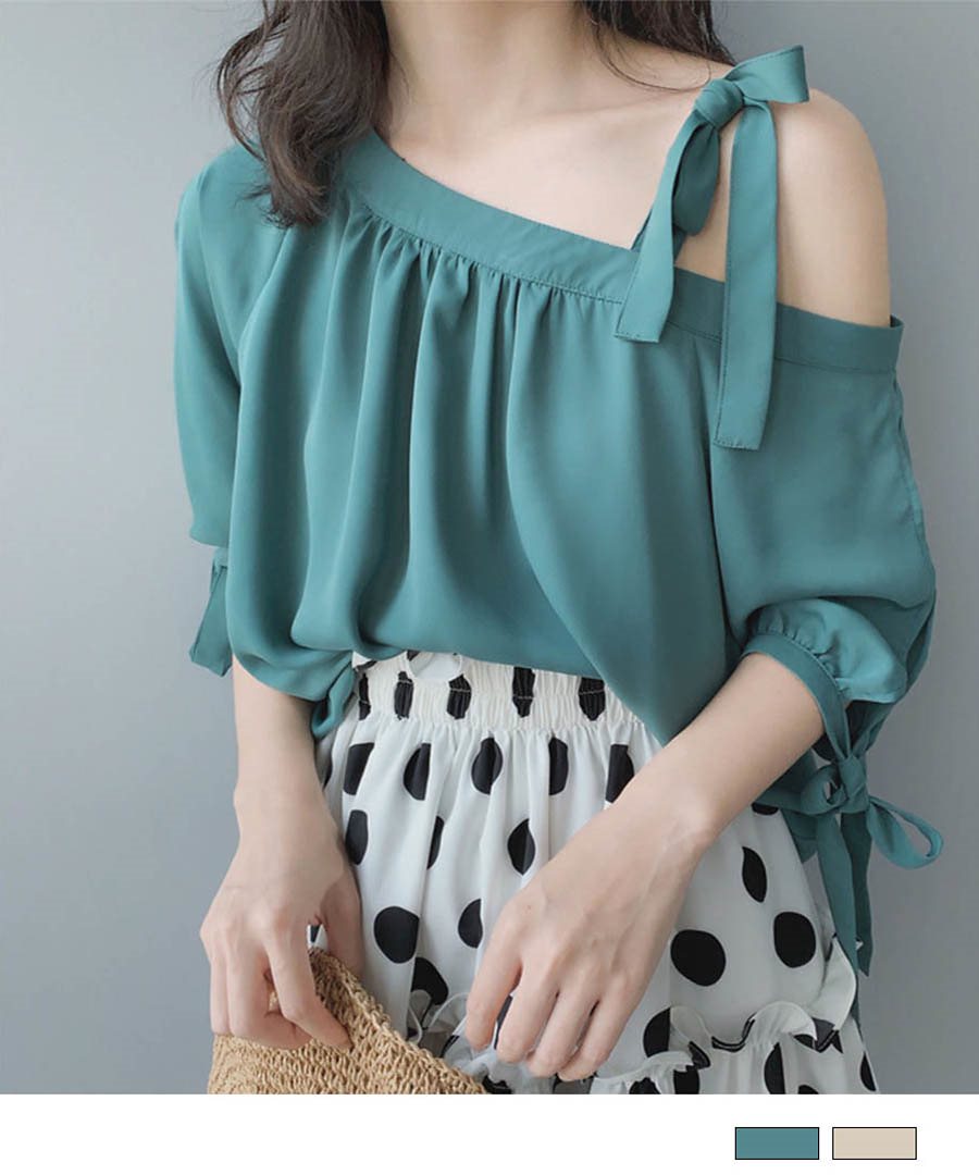 RIKO Tokyo Tulle sleeve shirts 袖チュール トップス シャツ/ブラウス