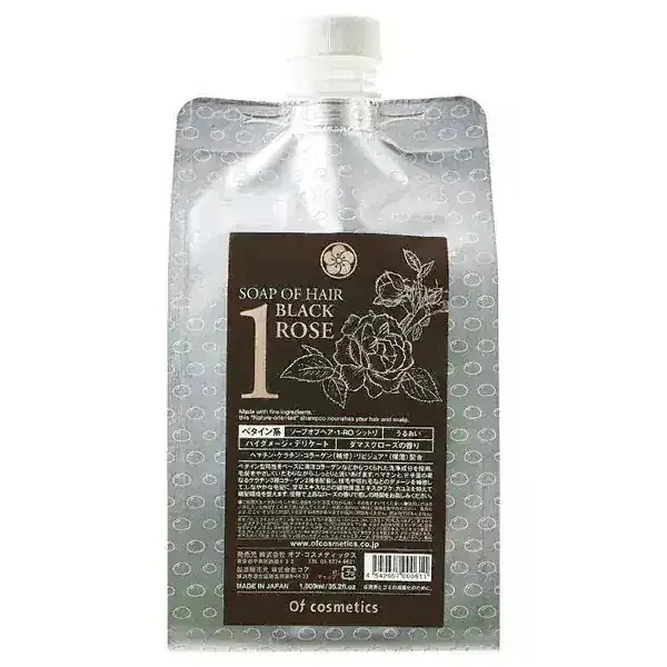 [国内正規品] オブ・コスメティックス ソープオブヘア 1-RO シットリ 1000ml(リフィル） Of cosmetics ヘマチン ケラチン コラーゲン 和漢エキス ダマスクローズ ゼラニウム