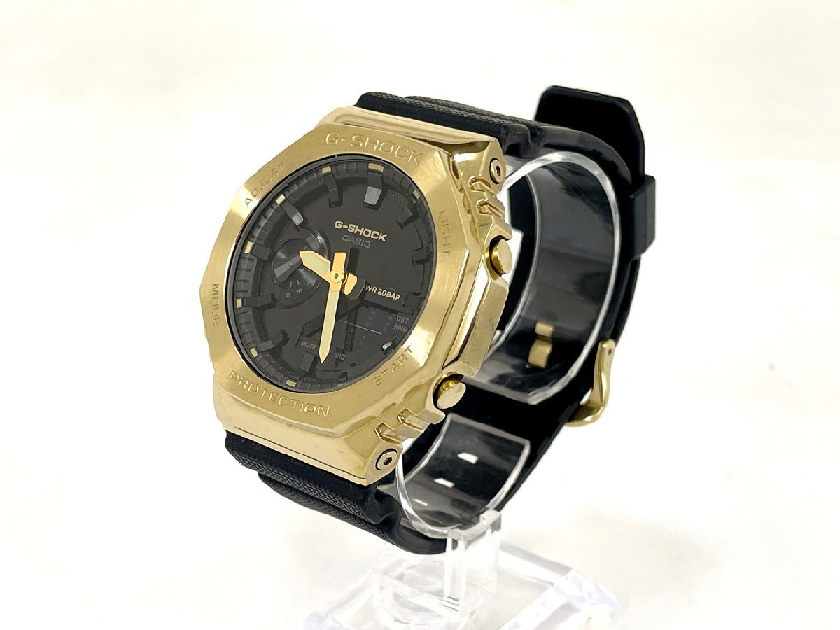 カシオ CASIO 腕時計 G-SHOCK GM-2100G-1A9JF メンズ ステンレススチール ブラック×ゴールドカラー 5611 2602LR002