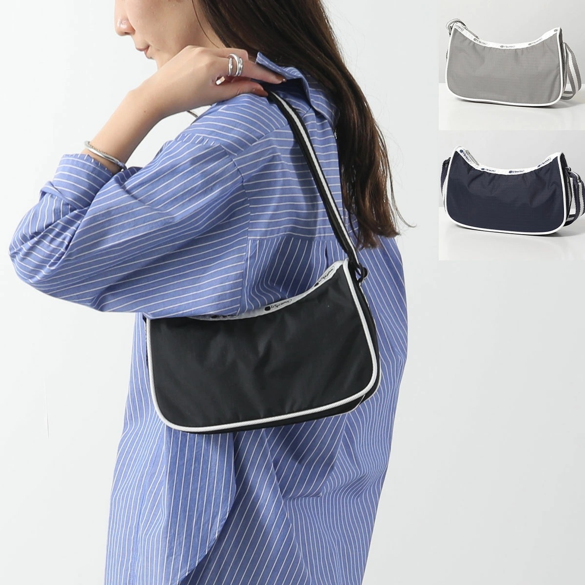 LeSportsac レスポートサック ショルダーバッグ スペクテイター Mini E/W Shldr Crossbody ミニ クロスボディ 1307 レディース 鞄 カラー3色