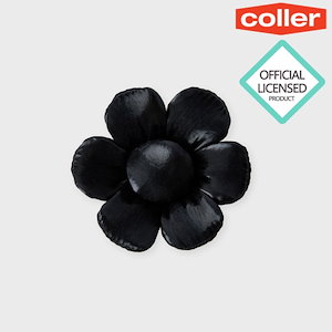 LINEFRIENDS coller Mini フラワー ペディン スティコン Onyx Black 韓国人気 かわいい