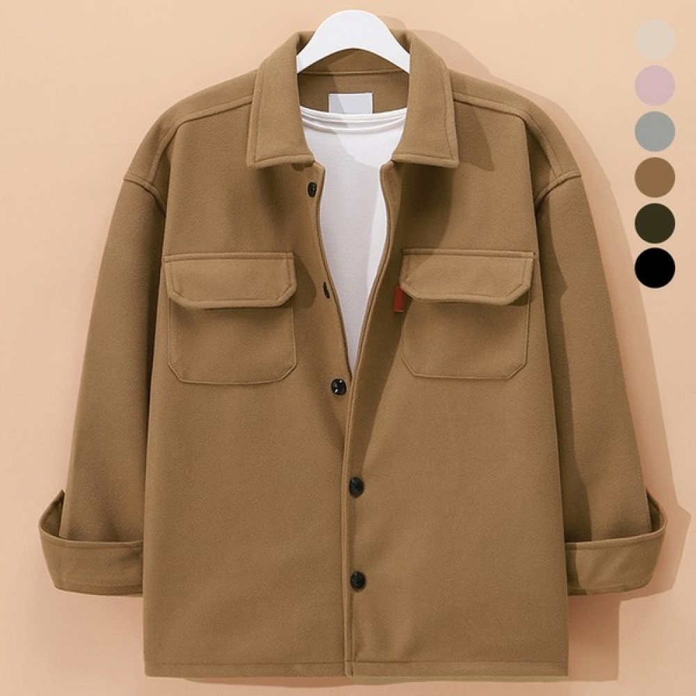 (ジュアンス) メンズオーバーフィットビッグポケットウールライクジャケット SBJK4294 5,542円