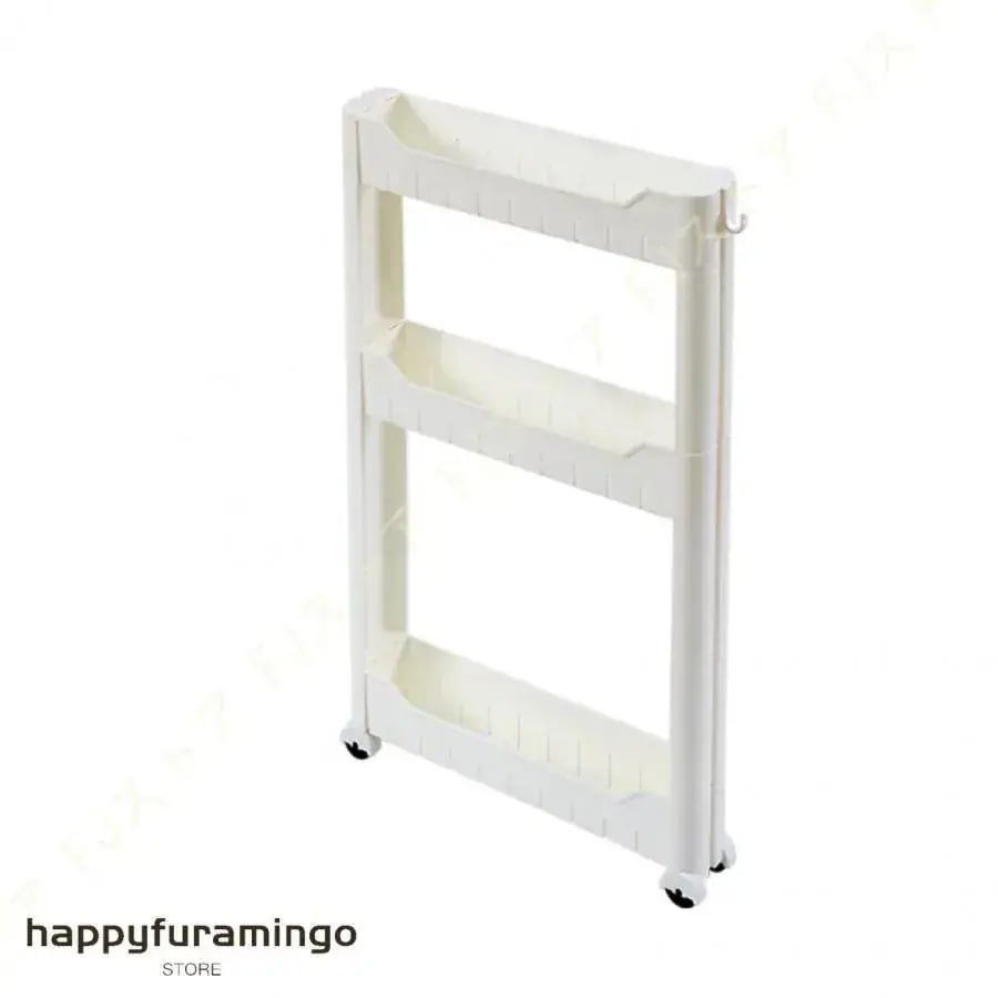 2025限定モデル隙間収納 キッチン 7cm 8cm 幅 キャスター付き キッチンワゴン スリム 収納 洗面所 すき間収納 ランドリー ラック 薄型 プラスチック すき間 キッチン収納Q积分取引 5,437円