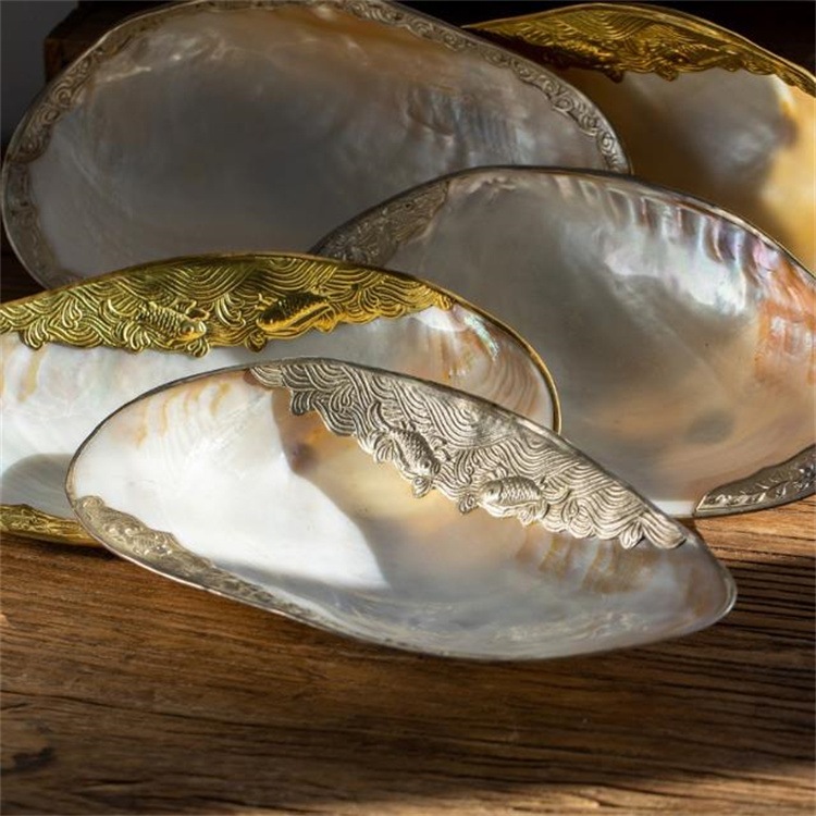 INSスタイル インテリア雑貨 天然貝殻マルチプレート アクセサリー撮影用トレー＆コスメ収納 リビング・玄関のディスプレイアイテム