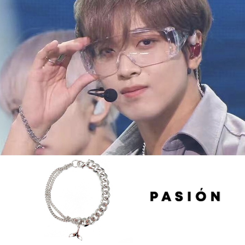 nctヘチャン着用プレトンネル ドルフィンテール ブレスレット