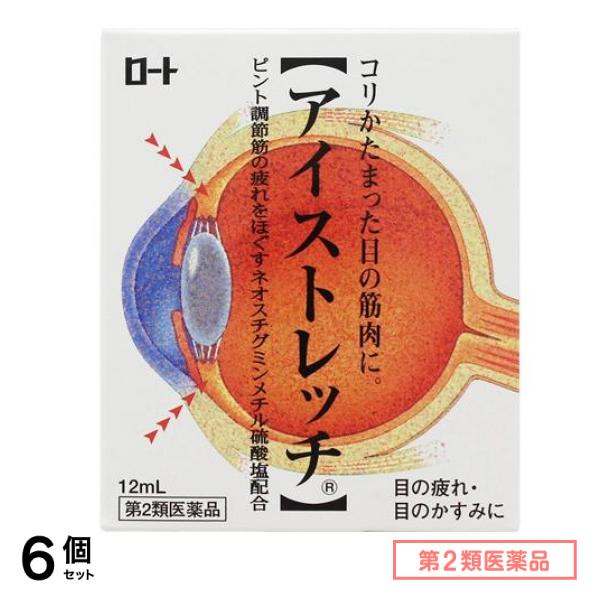 第２類医薬品 ロートアイストレッチ 12mL 6個セット
