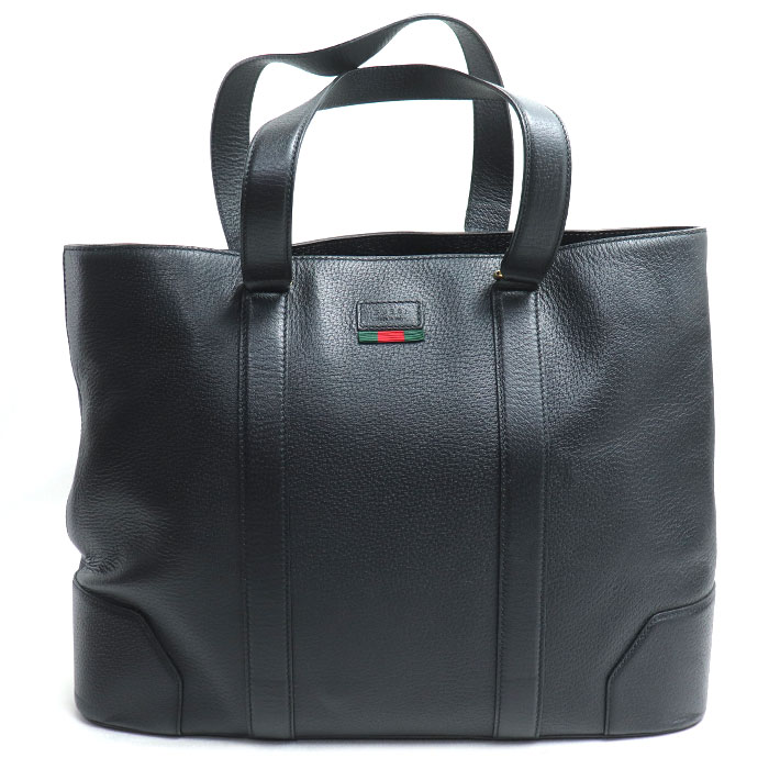 GUCCI グッチ ウェブ トートバッグ ブラック 495529 ユニセックス 中古