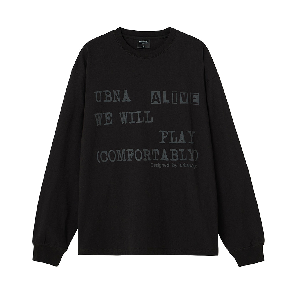 PEACH MODE Oversized T-Shirt Black