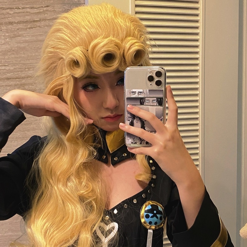 ジョジョの奇妙な冒険 ゴールドブラック ジョルノジョバァーナロンロンフー 性転換コスプレ・変装・仮装