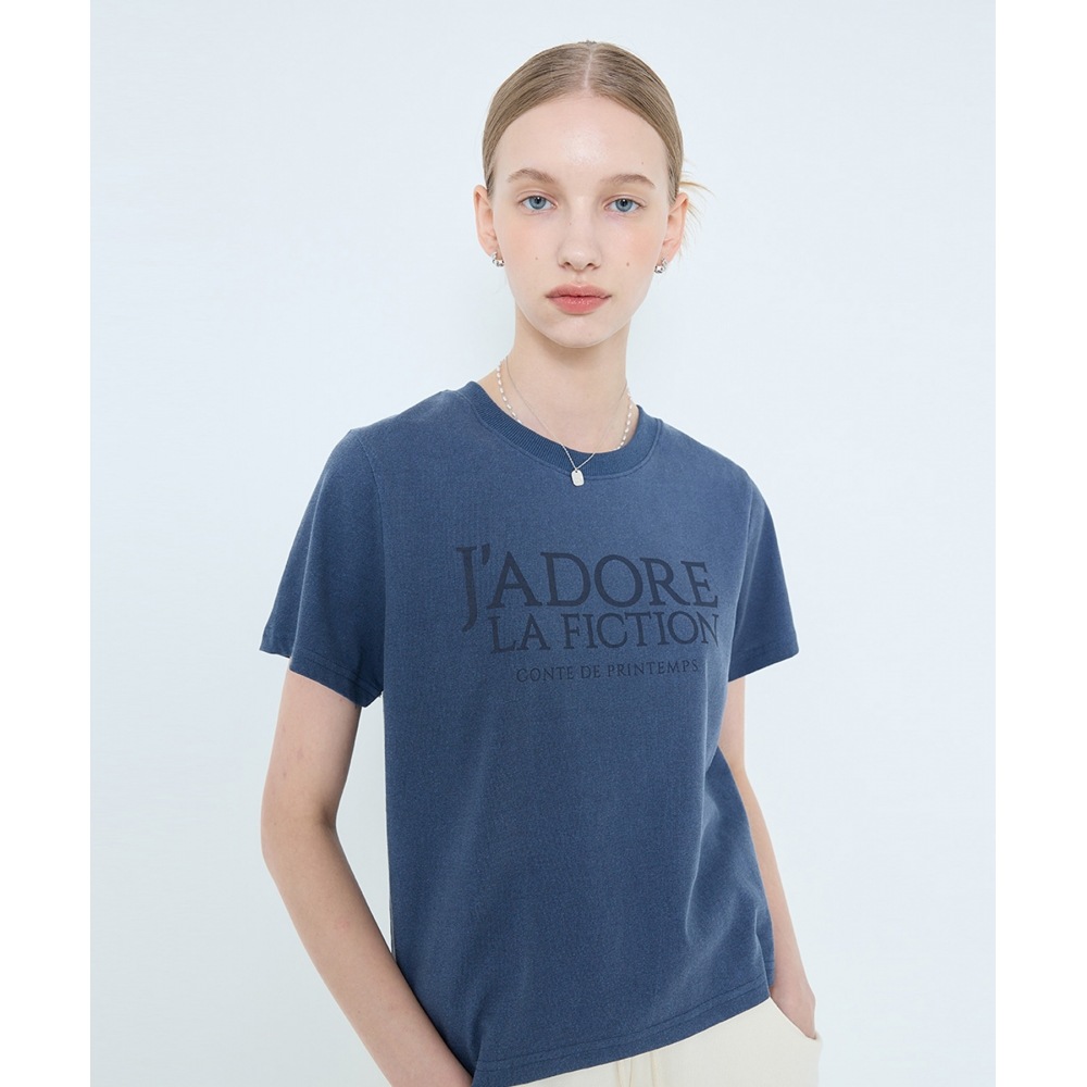 LARTIGENT L4 ピグメント ジャドール T シャツ(ネイビー)