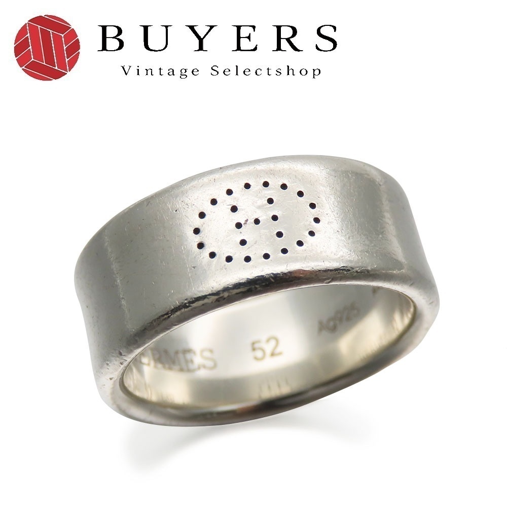 中古 リング・指輪 エヴリン 52 シルバー925 約7.9g シルバー 約＃11.5 アクセサリー パンチング レディース メンズ