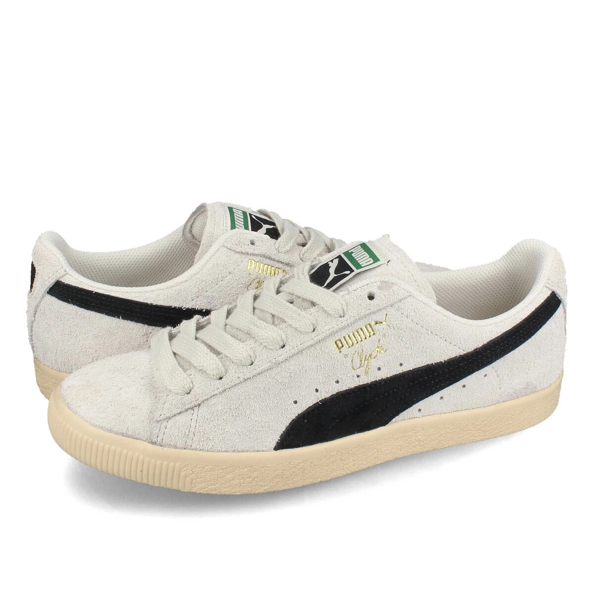 PUMA CLYDE HAIRY SUEDE SEDATE GRAY/CASHEW