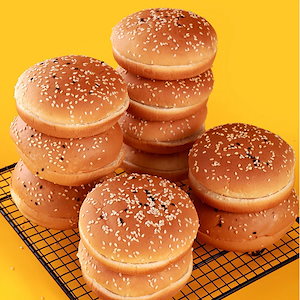 【急速出荷】【おいしいパン】新鮮な出荷ハンバーガー胚パン胚家庭包装ハンバーガー坯商業用一箱食品源