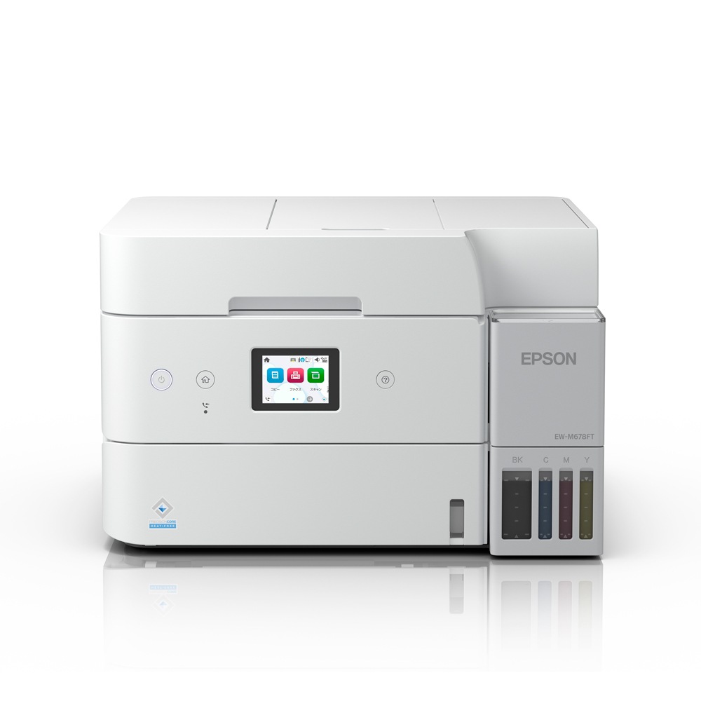 エプソン エコタンク搭載モデル A4カラーインクジェット複合機　FAX搭載　4色 EWM678FT