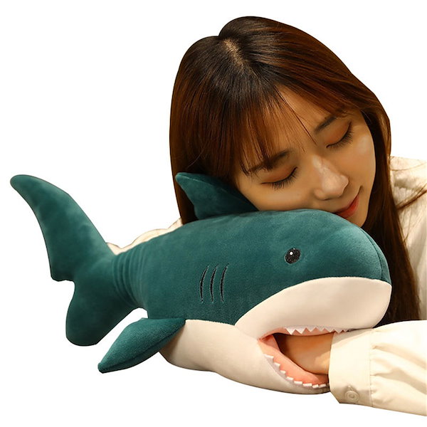 ぬいぐるみ 大きい サメ 抱き枕 海洋動物 プレミアム リアル 洗える クッション お昼寝枕 おしゃ 18