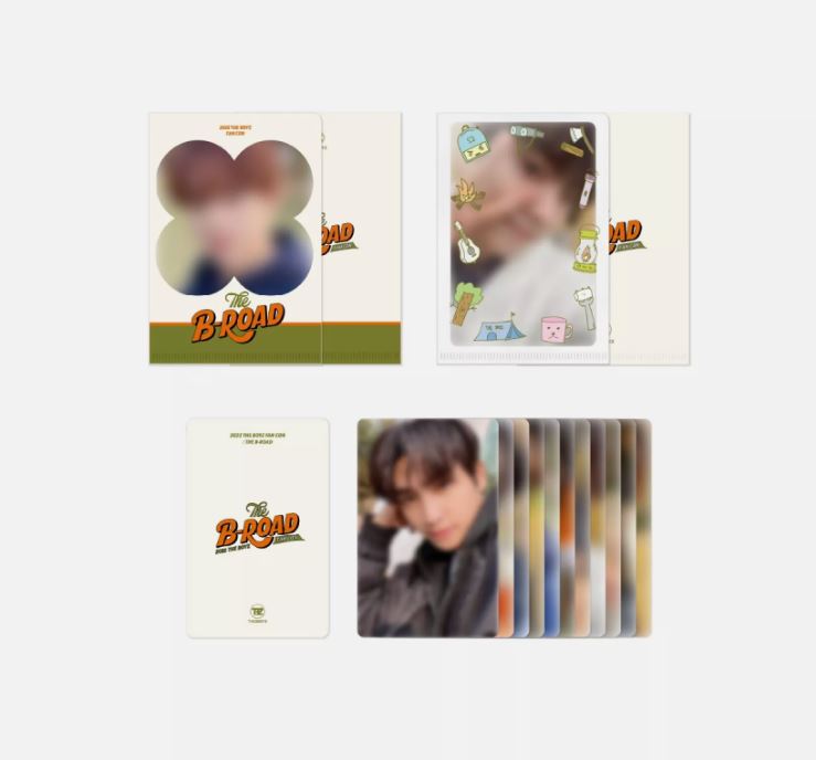(未開封新品)（ザボーイズミニエルホルダーフォトカードセットグッズ）THE BOYZ FAN CON：THE B-ROADS OFFICIAL GOODS MINI L-HOLDER SET + PH